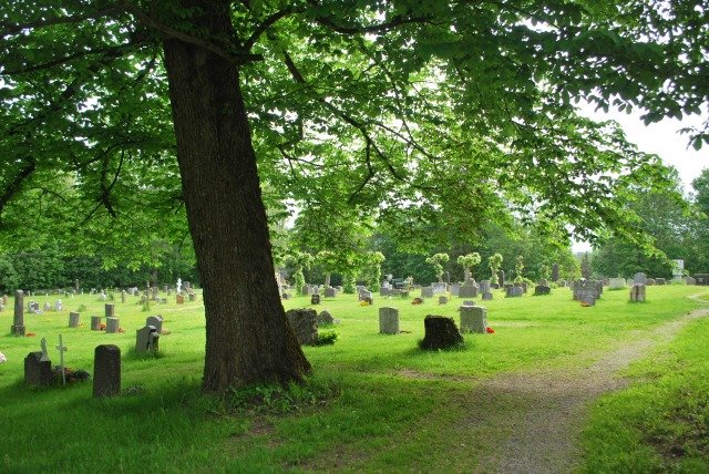 Le cimetière d'Eidsvoll
